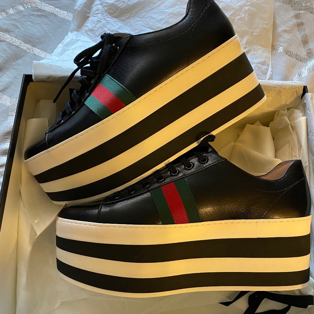 GUCCI PEGGY PLATFORM SHOES!!!!